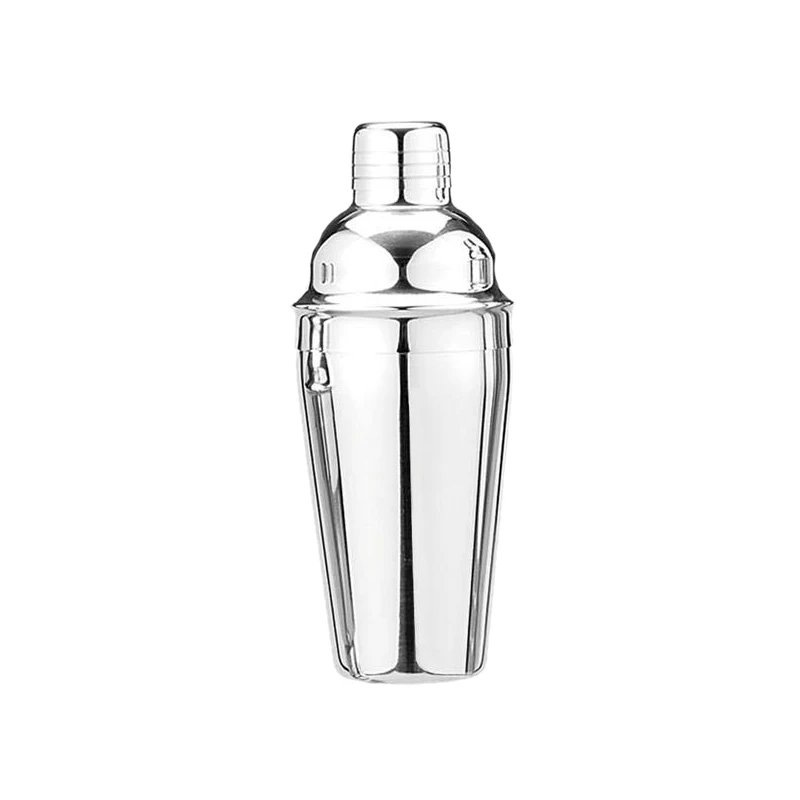 2021 New Cocktail Shaker Stainless Steel Cocktailshaker CS-25S (PN:C25- OS-21) Mini Cocktail Shakers 250ml Cobbler Shaker in KTV