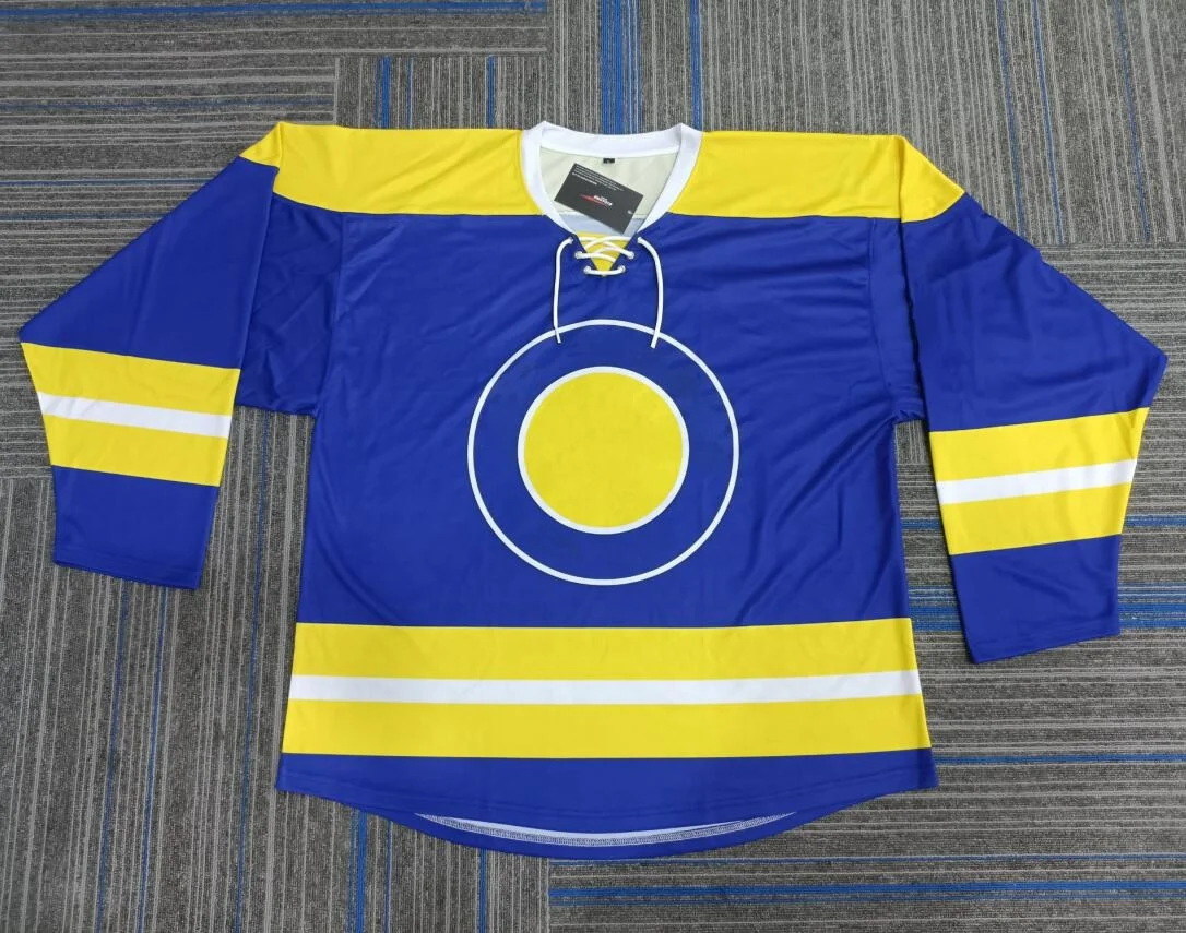 B325 Professional Custom Made Logo Sublimated Ice Hockey Jerseys
