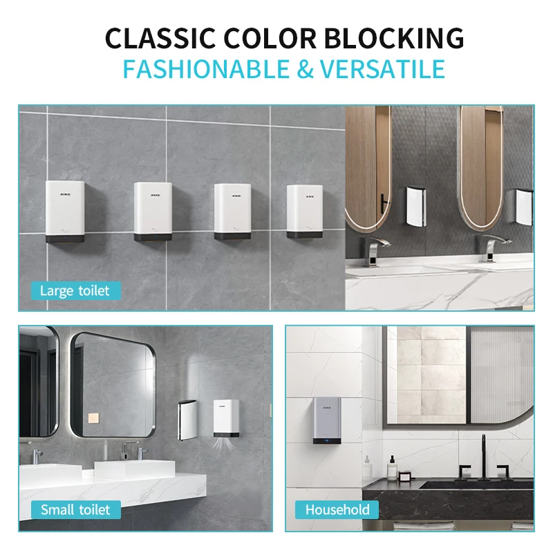 ADA Mini Hand Dryer Household ABS Plastic Cheap  Automatic Electric jet Hand Dryer