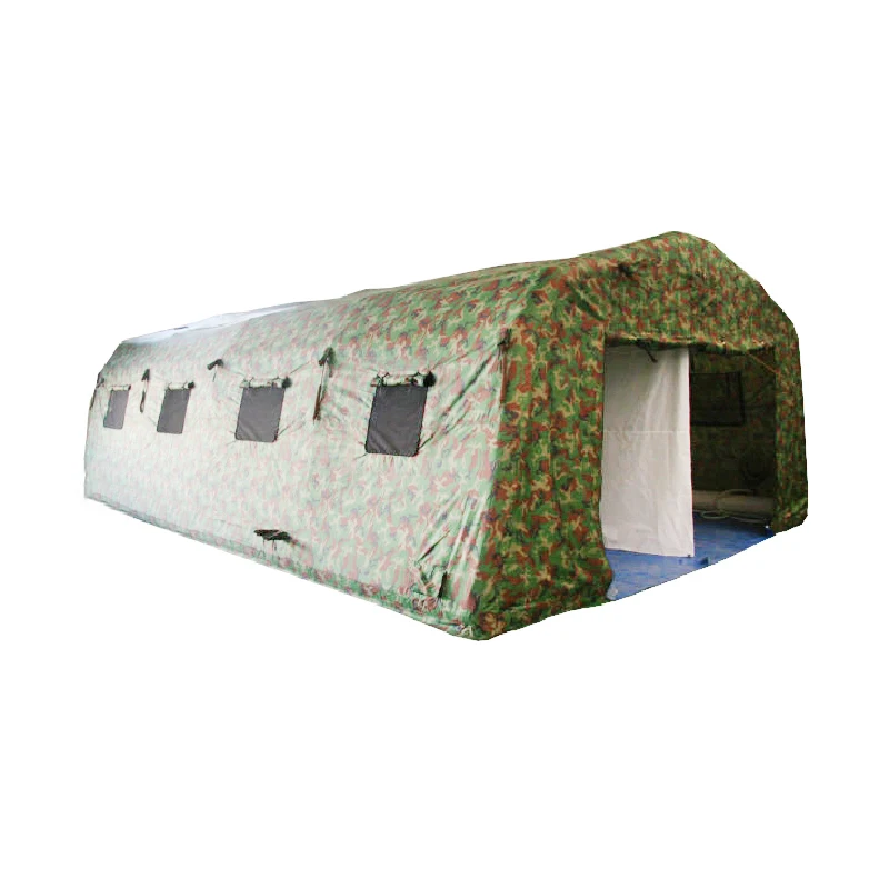 Brand new 30 square meters Camouflage Military shelter Inflatable Tent for army used