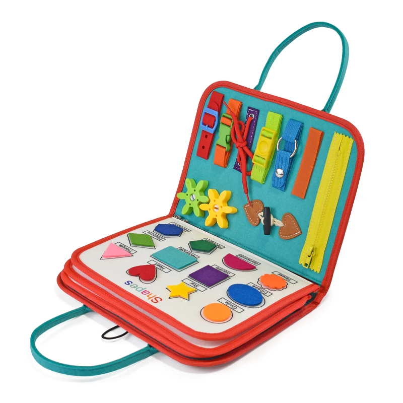 Felt Busy Board Montessori Easter Sensory Toys for Toddlers 1-3 Personalized Developing life Skills Autism Educational Toys