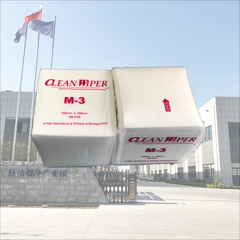 GI 30%viscose +70% industry Lint Free Cleanroom Wiper Bemcot M3 Wipe Wipes
