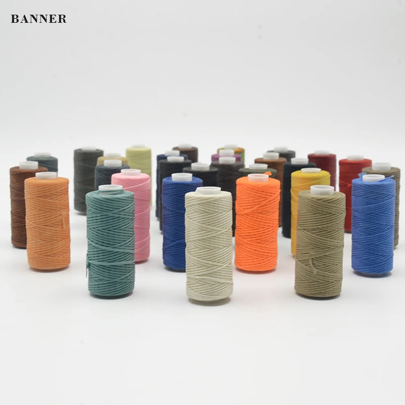
Flat Braided Waxed Thread For Leather ware And Shoes 