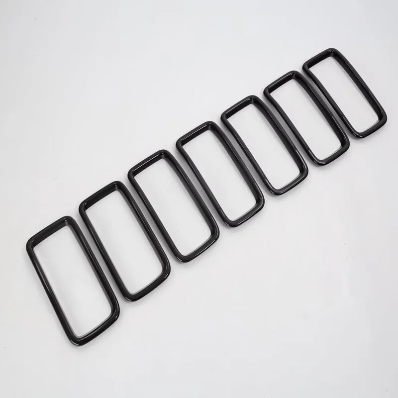 Hot Sale ABS Car Front Grill Guard Front Grille Grill Mesh Cover Trims Decoration For Jeep Renegade 2019