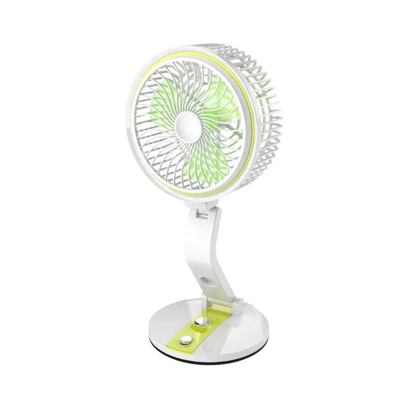 Hot Sale Home Office Rechargeable Table Multi Functional Personal Space usb Mini Portable fan with led light