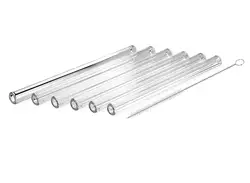 Amazon top selling new product ideas 2019 glass bottles with straw