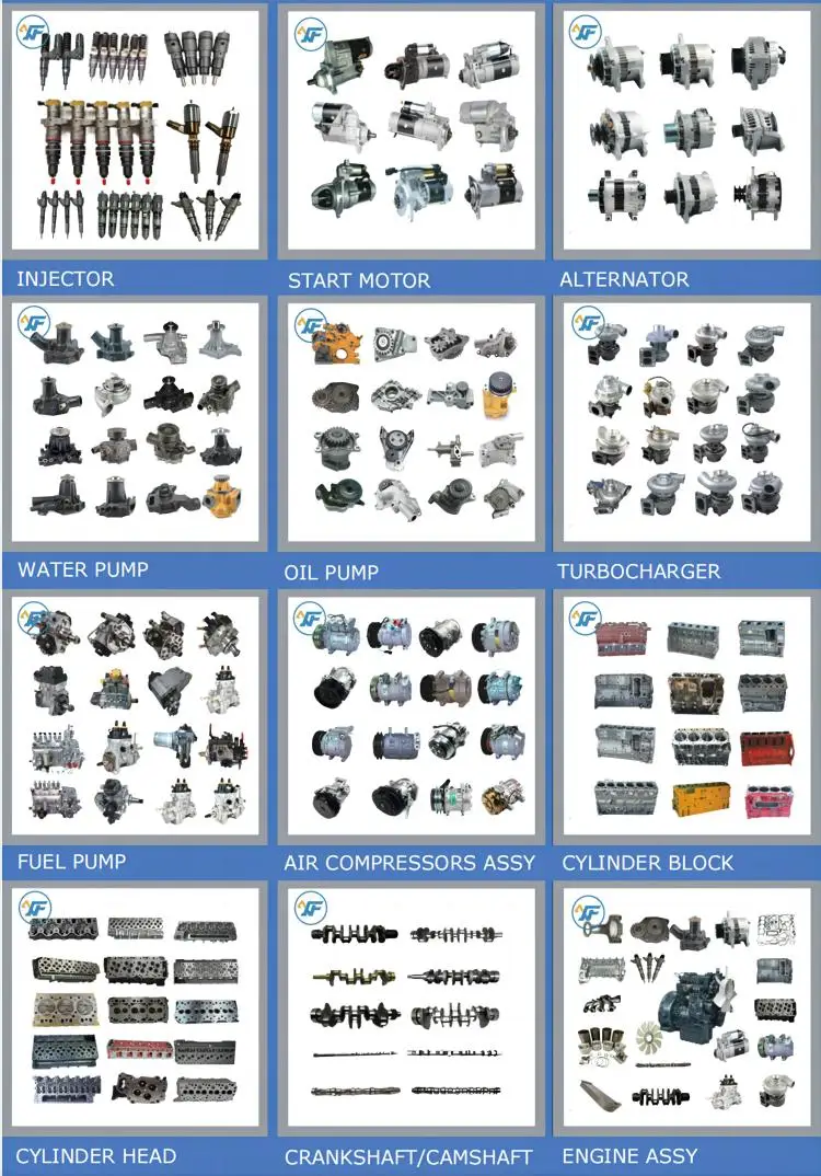XF parts D6E D7E 02113694 for EC240B EC290B Fuel Injector 0414693005 02113695 0414693007
