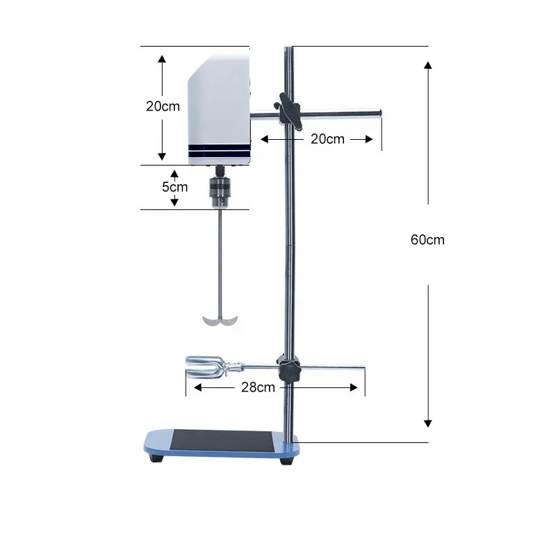 Electric Overhead Stirrer 40l lcd Digital Laboratory for Sale