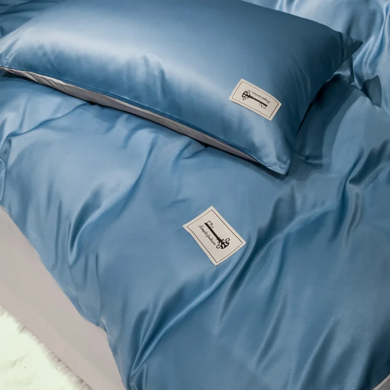 High quality luxury washed tencel bedding sheets cotton baby cot bedding set comforter bedding