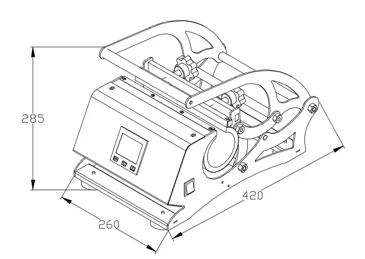 Factory Outlet mug printing machine Multifunction sublimation press for mug thermos cup 30 oz sublimation tumbler heat press