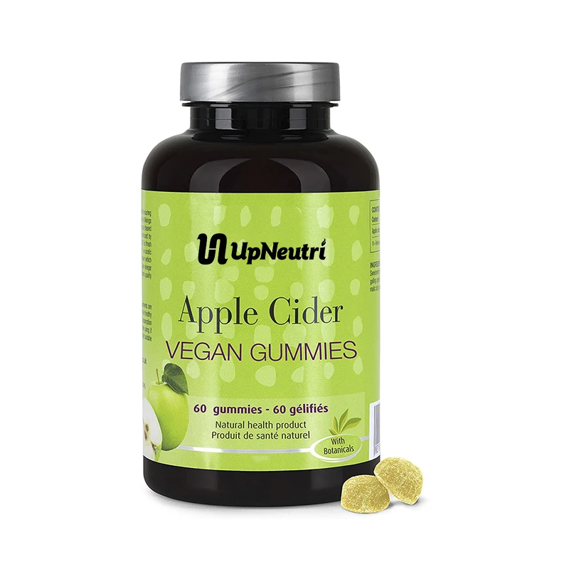 OEM/ODM Private label Apple cider vinegar gummies sugar free natural flavor ACV Gummy ball shape