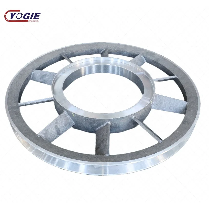Factory price customize high quality alloy steel Q355B wire welding rope aborist pulley wheel