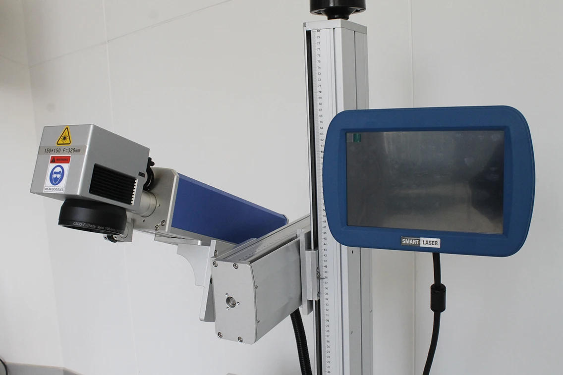2024 new type pvc pipe laser marking machine flying laser marking machine