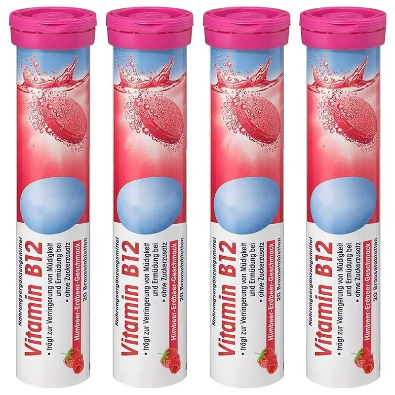 Mivolis Multivitamin effervescent Tablets - Dietary Supplements 4 Packs x 20 pcs | Germany