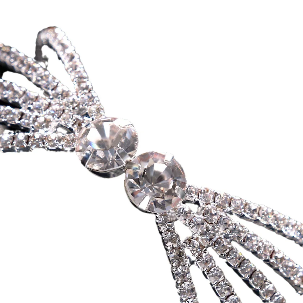 Multi-layer Wide Adjustable Cuff Open Bangle Bracelet Women Luxury Sorority Crystal Gem Rhinestone Bracelet Delicate