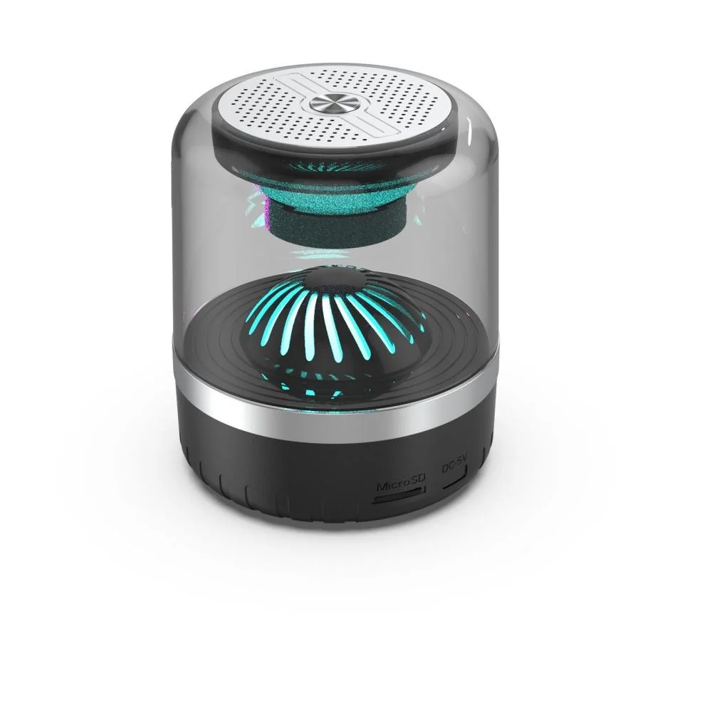 2022 Latest BT Speaker Portable RGB Ambient Lighting Crystal Clear FM Radio BT Breathing Lamp Speaker