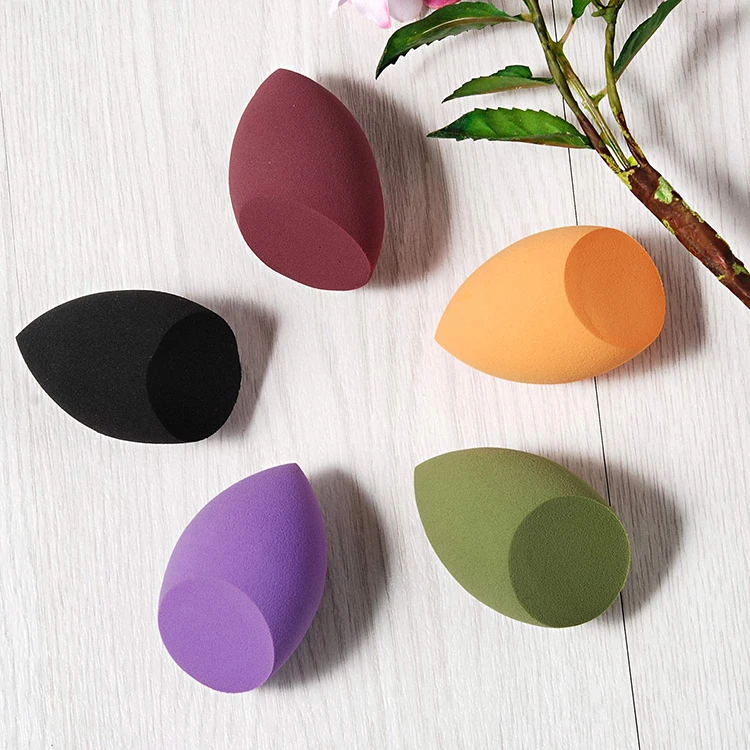 Two Shapes Mixed Packing Four Piece In One PVC Bag Make Up Beauty Sponges Blender Latex Free
