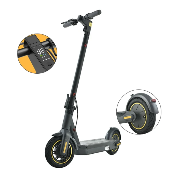 Popular Aluminum Alloy Pneumatic Tyre Dual Brake System Adult Electric Scooter
