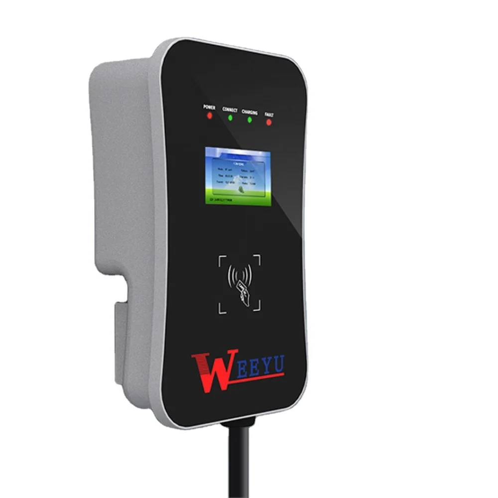 WEEYU ev зарядная станция dc ac зарядное устройство настенное крепление