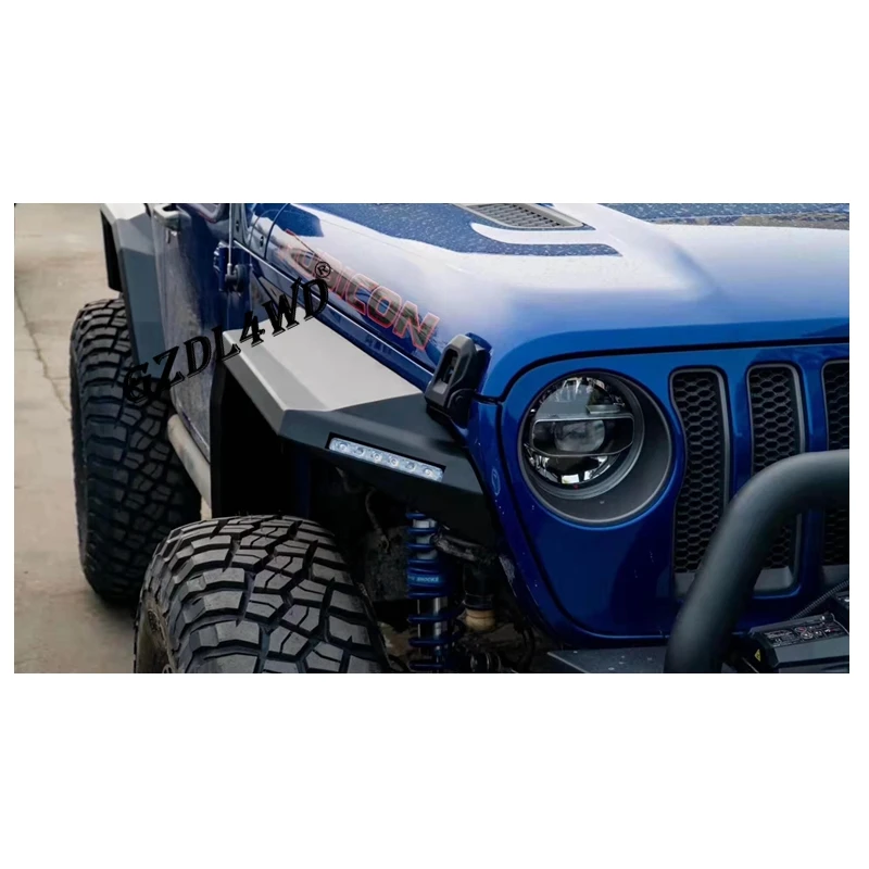 Aluminum alloy fender flares fits Wrangler JL 2018 2019 2020