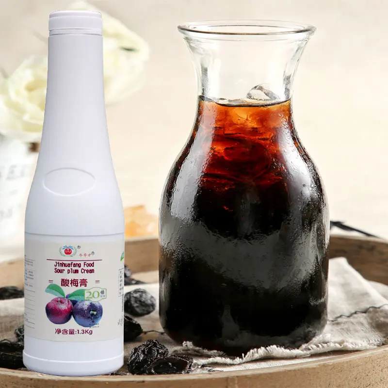 Hot selling Concentrated Plum juice  beverage syrup fruit juice food raw materials