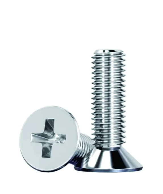 Phillips Flat Head Machine Screw 316 Stainless Steel - #10 DIN965