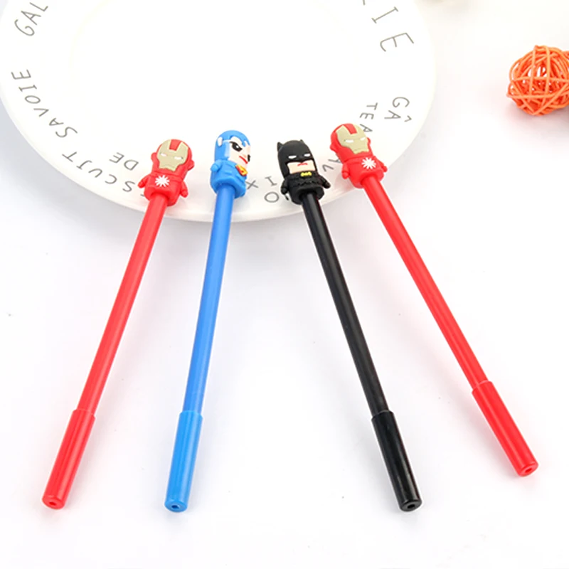 Креативные канцелярские принадлежности, милая мультяшная головка, герой, альянс, нейтральная ручка