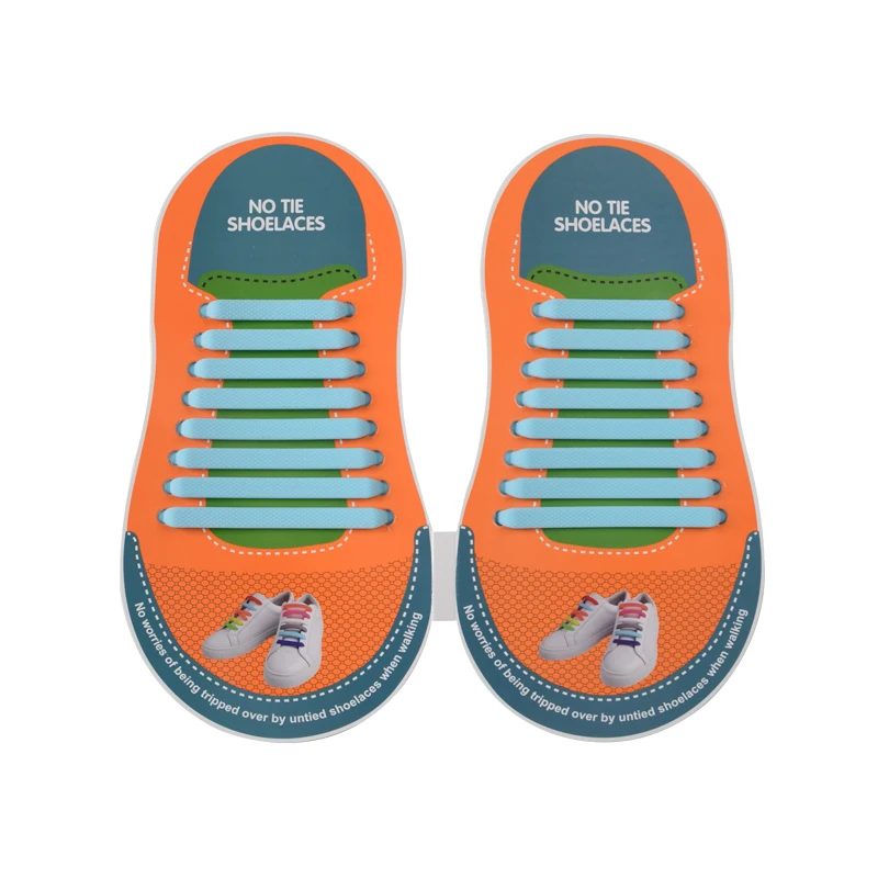 Charm Stretchy fashion Sport Lazy No tie Silicone Shoelace Shoe accessories
