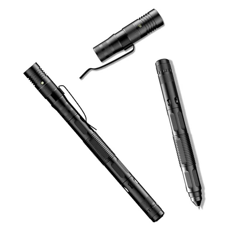 SIVI New Design 9-in-1 Aluminum Alloy Multitool Survival Self Defense Glass Breaker Emergency Whistle Tactical Pen