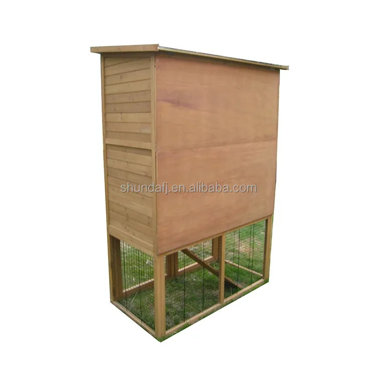 SDR039 Wooden Custom Rabbit Hutches Cages House Factory Custom Pet Guinea Pig Habitats Bunny Lovely Belt Animal Houses