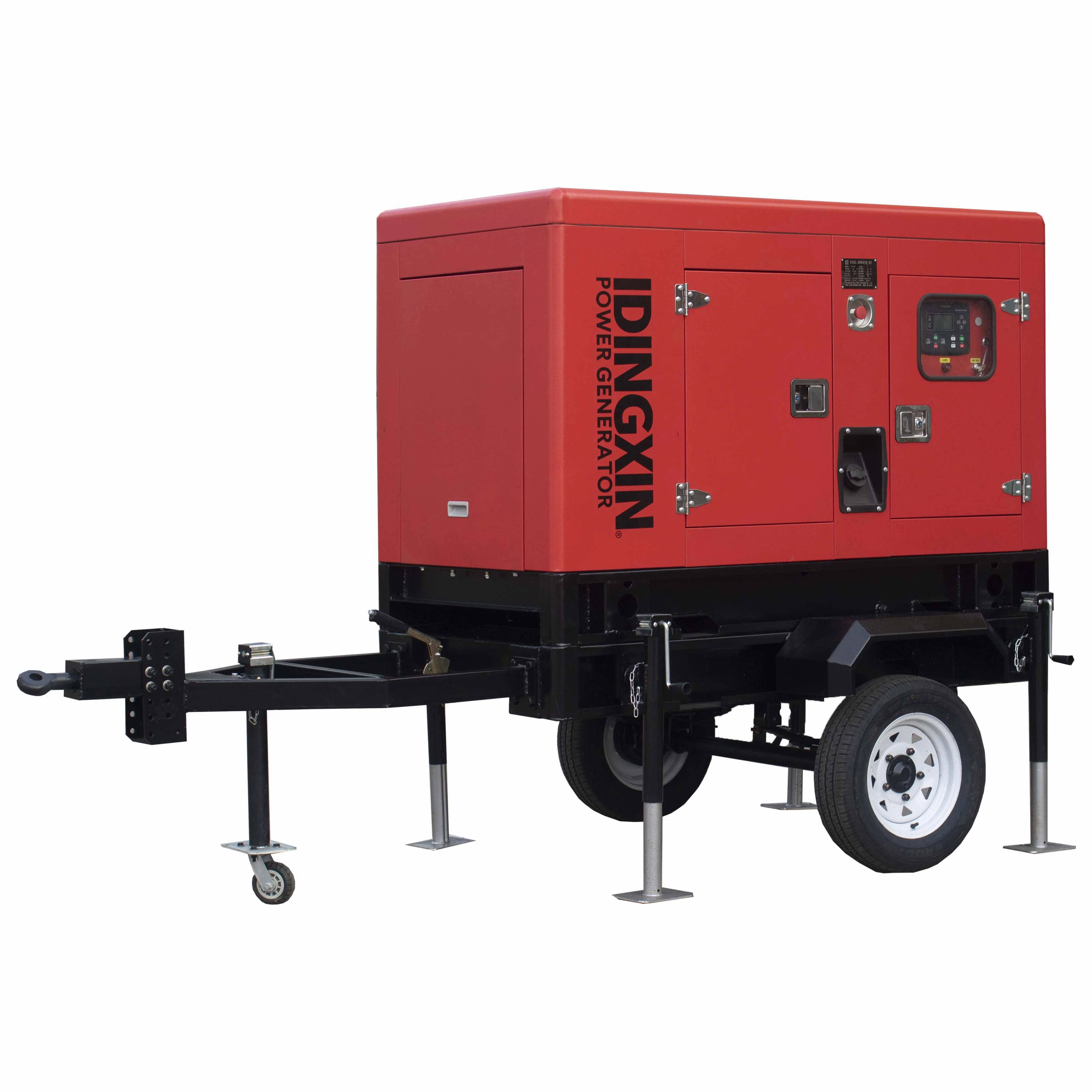 Mobile power station AC 3 phase tractor 30KVA 40KVA 50KVA 60KVA 80KVA 100KW Silent  intelligent diesel generator