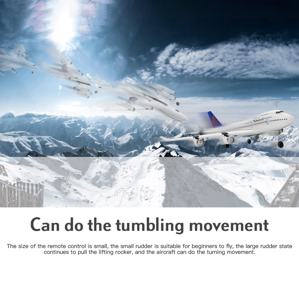 Wltoys XK A150-C Airplane B747 BOYIN 747 2.4G 2CH  RC Airplane Six Axis Self Stabilization System EPP material For Kids Gifts