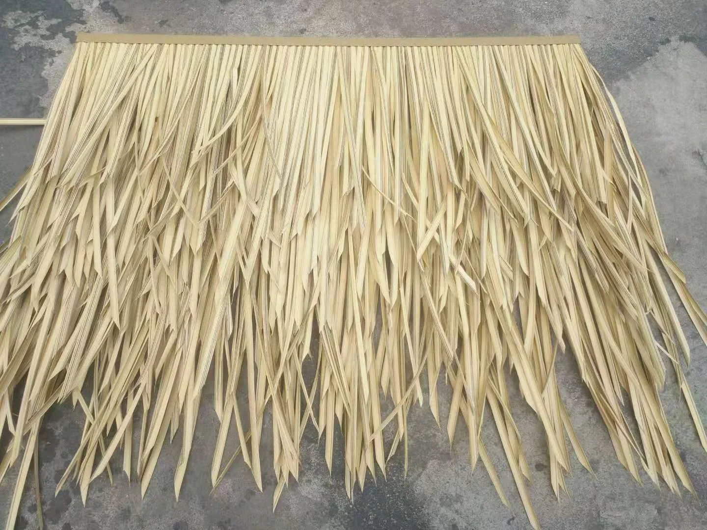 
Practical and durable plastic thatch roof 