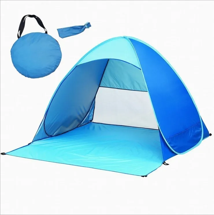 
Wholesale Popular Bulk Beach Tent With Sand Anchor Sunshade Pop Up Beach Tent 