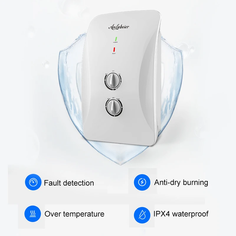 cheap electric instant water heater price low power small size fast heating system with CE certification
