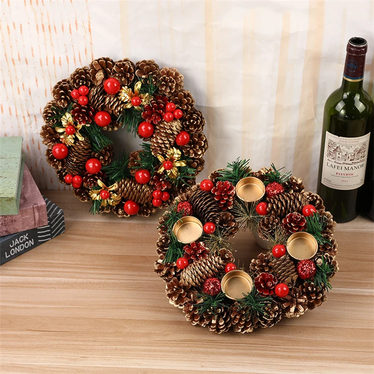 
China wholesale christmas wreath decoration for christmas hanging Ornaments 
