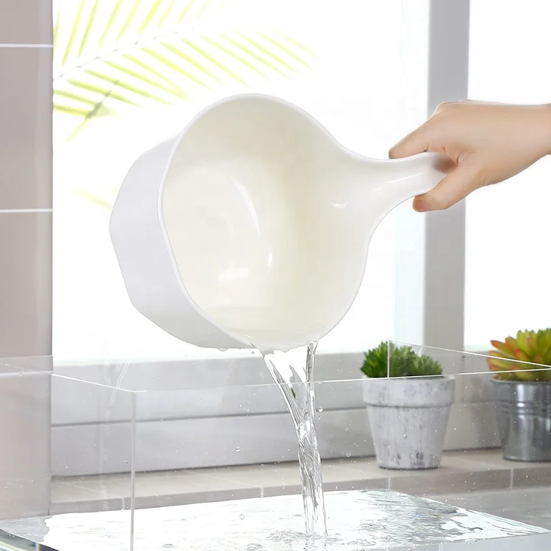 PP bath ladle dippers shower bucket water bath scoop bathroom water scoop cup home essential plastic water ladle
