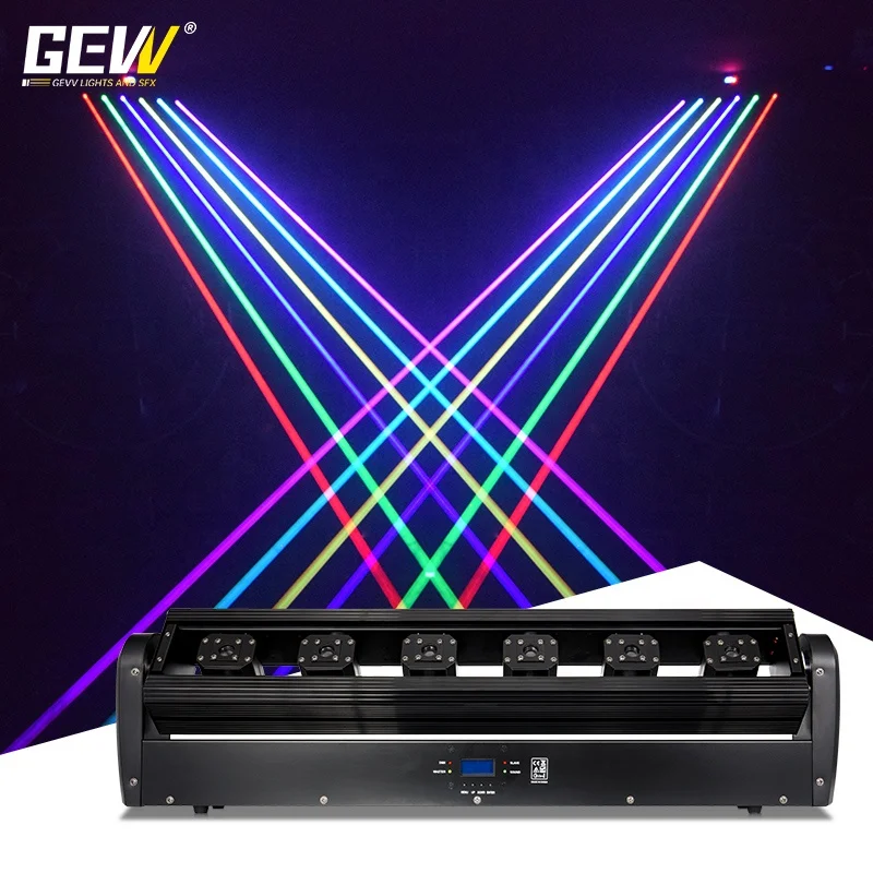 6 eyes rgb full color Wholesale Price Laser Light