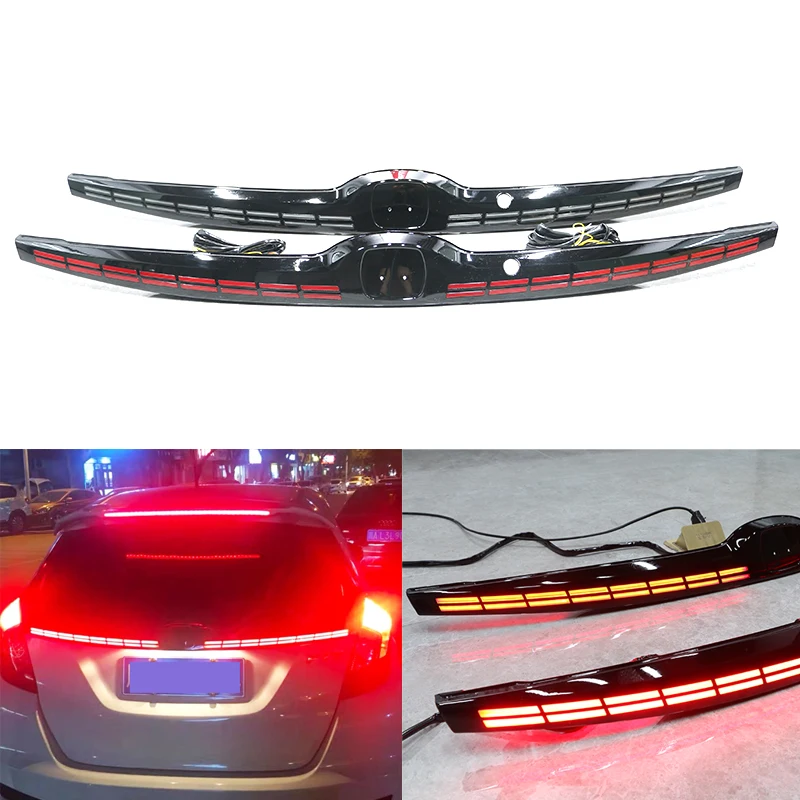 Новинка Tillight для Honda Fit Jazz 2014-2018 GK5 полный светодиодный задний фонарь в сборе с ходовым огнем поворотный сигнал