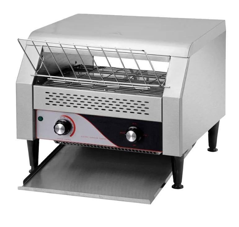 Sanying Commercial Removable Crumb Tray Table Top Automatic Belt Conveyor Toaster For Sale