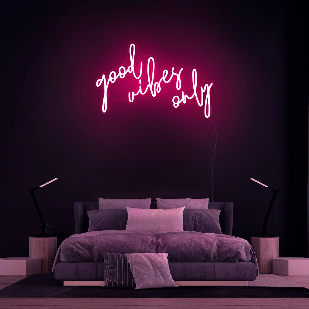 Drop shipping pink personalized wedding custom led tube words letters lighting flex 360 lamps sign led neon light