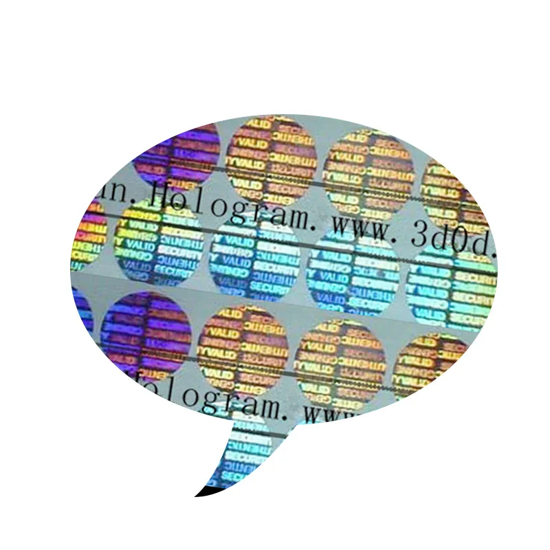 High Quality Self-Adhesive Vinyl Golden Foil Round Label Sticker