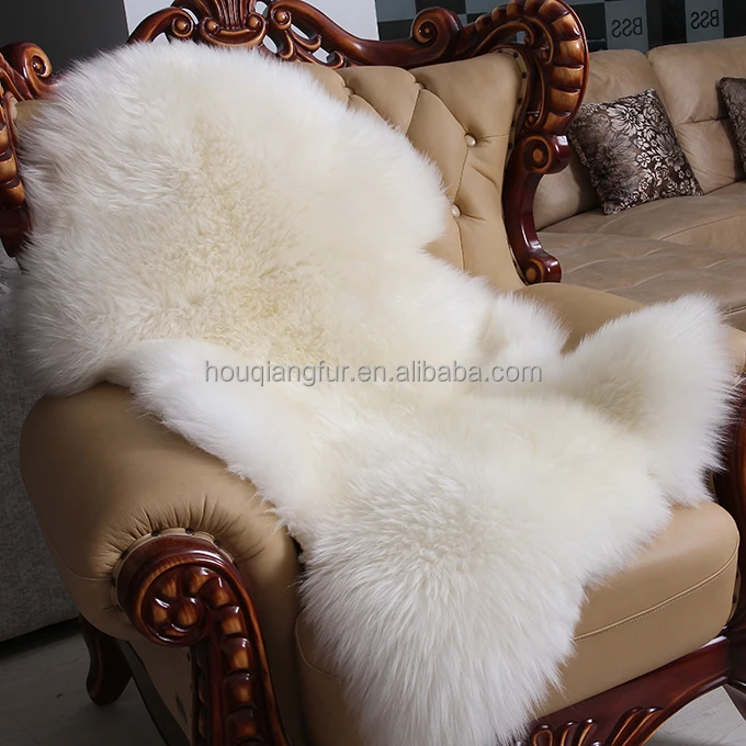 Wholesale genuine sheepskin rugs and carpets fluffy wool rugs and carpets real lamb skin fur pads mats rugs for living room