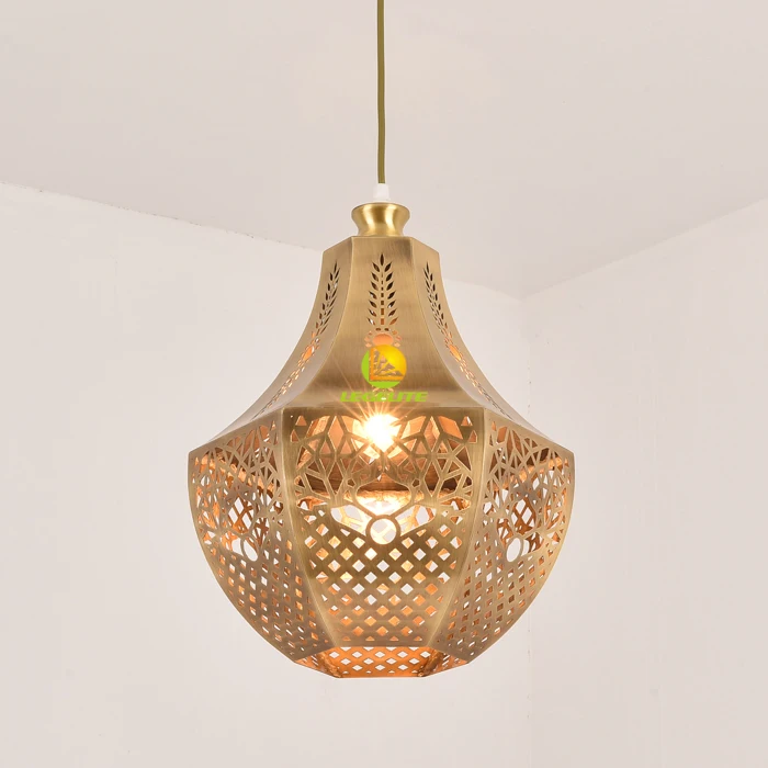 Arabic Lantern Fixture Hotel Chandelier Pendant Lamp Home Decor Turkish Moroccans Lamps Lighting Pendant Light Mosque Chandelier