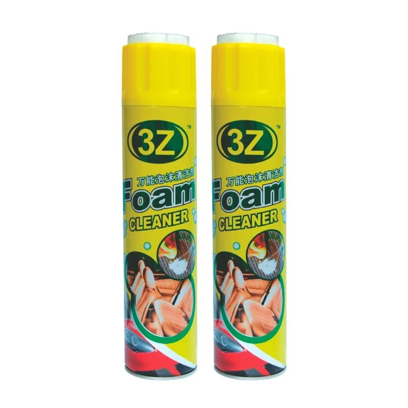 650ml wholesale price multi-purpose foam cleaner with brush