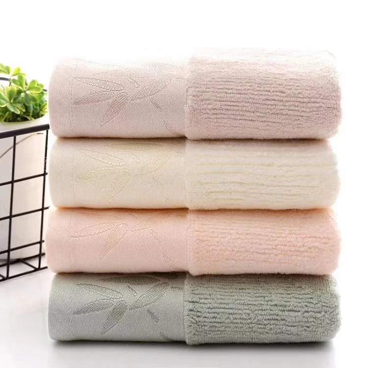 
direct factory buy bamboo towel with bamboo jacquard thick and soft high quality face wash towel no wool wholesale china product 