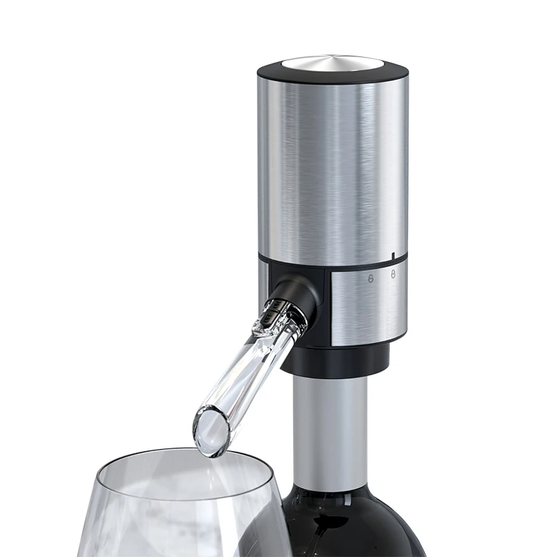 Amazon Best Selling Wine Aerator Pourer and Dispenser Stainless Steel Electric Automatic wine pour