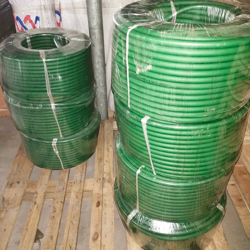 High performance diameter 6mm green rough round polyurethane drive belt