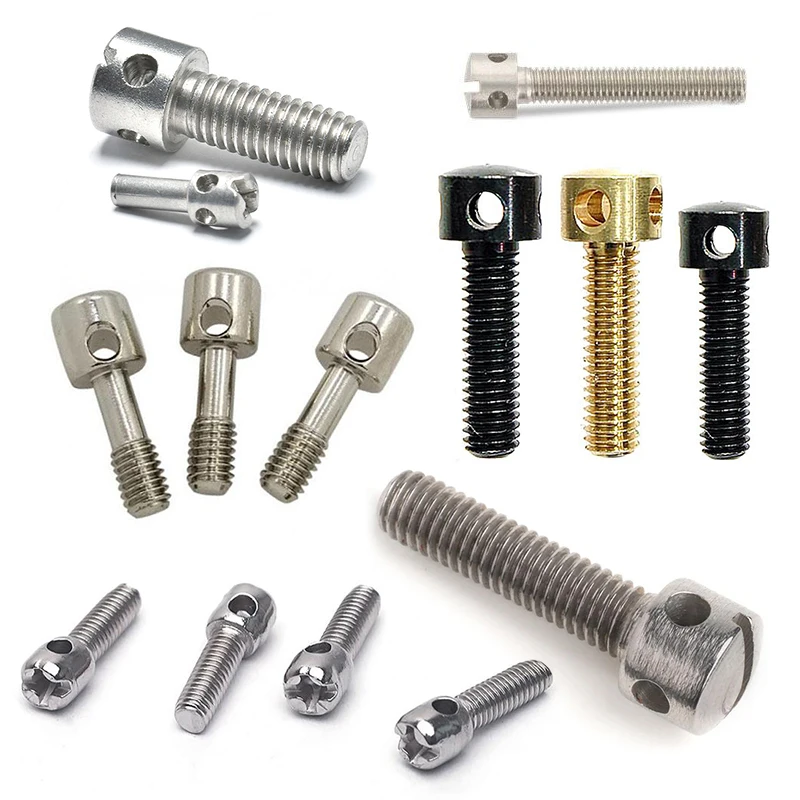 DIN 404 DIN404 Slot hole spherical cheese head electric meter Slotted Capstan Sealing Screws