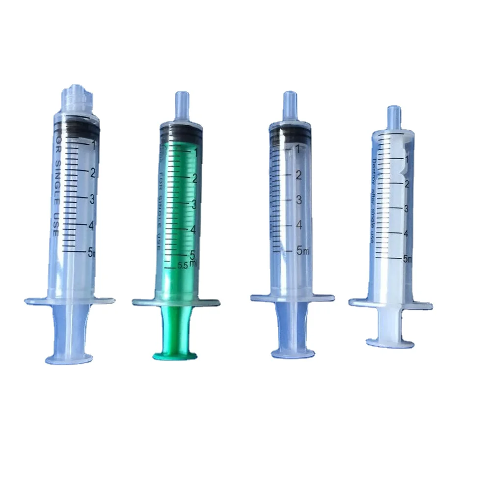 Disposable plastic syringe 3ml 5ml 10ml 20ml